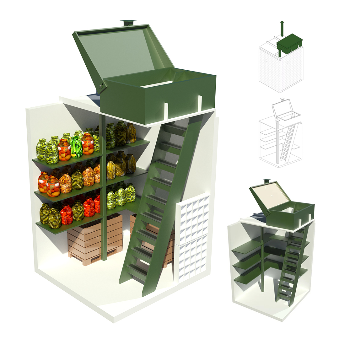 Погреб пластиковый "ПП" 1